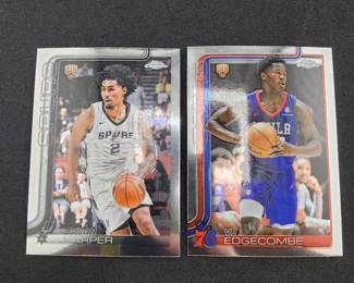 2 Topps Chrome NBA Cards