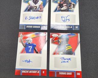 2025 4 Sage Autographed NCAA Football Cards