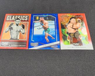 3 Numbered Panini Combat Anthology Cards