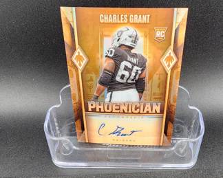 2025 Panini Phoenician Charles Grant Autographed Rookie Card