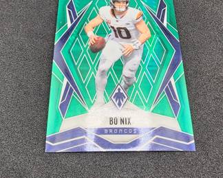 2025 Panini Phoenix Green #83 Bo Nix Numbered 1/149 Card