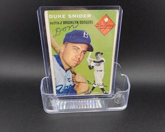 1954 Topps #99 Duke Snider Card