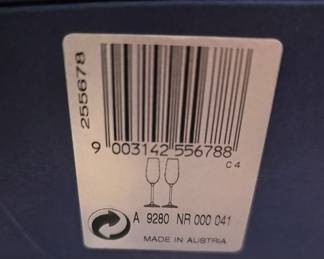 Spectacular Swarovski Champagne Flutes