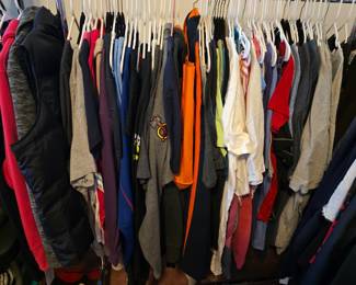 Racks & racks  of Women's & Men's Clothing - many new with tags