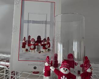 Vintage Department 56 Billy Buttons - Hurricane Candle  Lamp