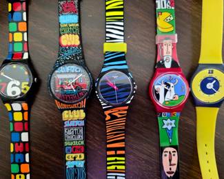 Collectible Swatch Watches - some vintage