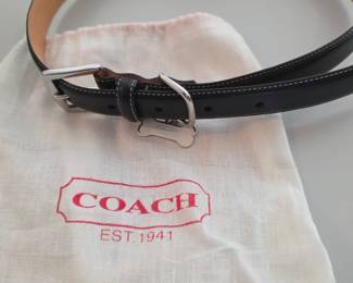 Coach Leather Dog Collar XL