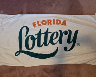 Florida Lottery promotional beach towel - pair