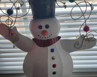 Metal Snowman
