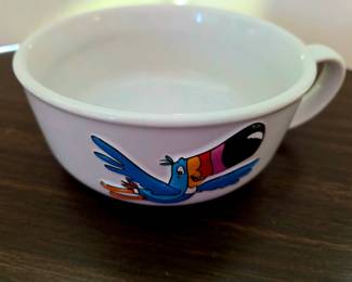 Kellogg's Fruitloops Toucan Sam bowl