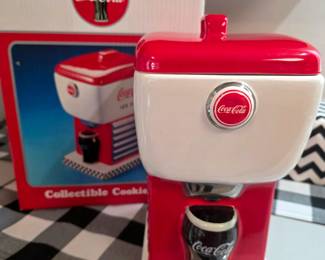 Coca Cola Fountain Cookie Jar