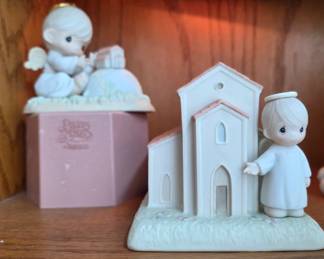 Precious Moments Chapel Statues - Signed