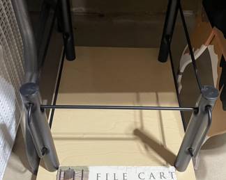 File Cart on Wheels
