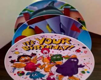 Vintage McDonald Collector Plates