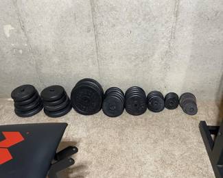 Weider Weight Bench & Weights
