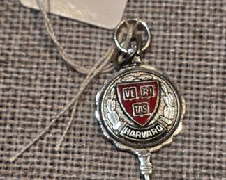 Sterling Silver Harvard University Charm