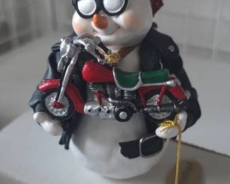 Harley Davidson Snowman