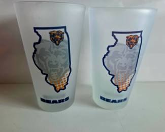 Vintage Chicago Bears Glasses