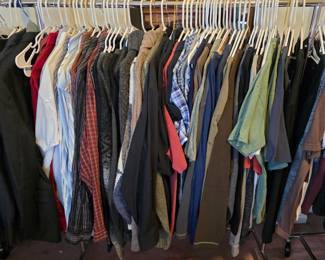 Racks & racks  of Women's & Men's Clothing - many new with tags