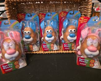 Mr. Potato Head boy & girl Easter bunnies
