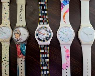Collectible Swatch Watches - some vintage
