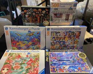 Jigsaw Puzzles - used but all intact