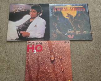 Vintage Vinyl Albums/LP's - Thriller, Hall & Oates, WLS Animal Stories