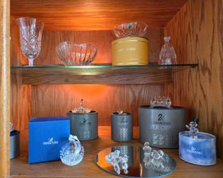 Various Swarovski & Waterford - many with boxes