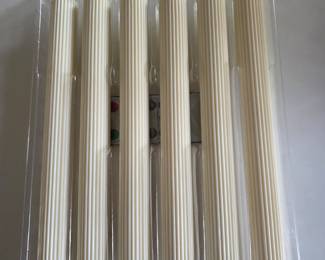 Battery flicker pillar candle set - new