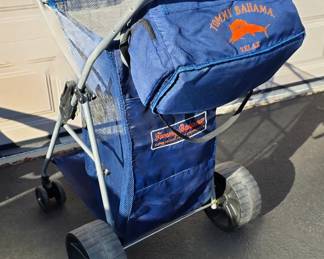 Tommy Bahama Folding Beach/Picnic Cart with Matching Cooler