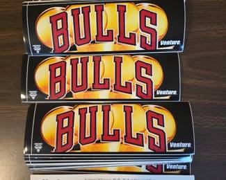 1996 Bulls Bumper Stickers from Venture!