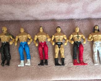 WWE Figures - incl John Cena & The Rock