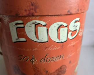Egg Cannister Decor