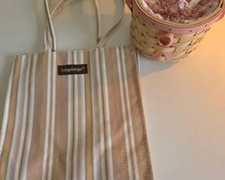 Longaberger bag & Breast Cancer Basket Purse
