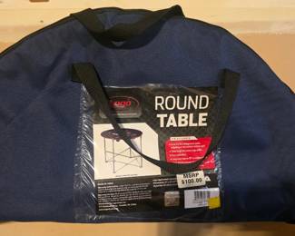 Chicago Bears Round Tailgate Table