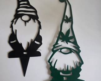 Gnome Metal Lawn Stakes