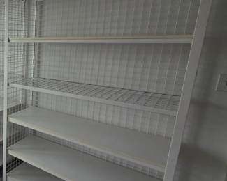3 Retail Shelving Units Available - can be purchased at sale but must be disassembled & picked up after sale