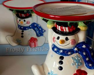 Fitz & Floyd Frosty Friends Plate