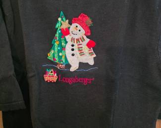 Longaberger Snowman Sweatshirt