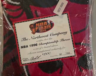 NBA 1996 Chicago Bulls Championship Throw - Limited & Numbered