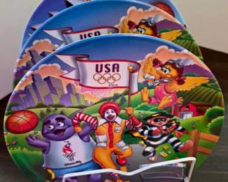 Vintage McDonald Collector Plates - 1996 Atlanta Olympics