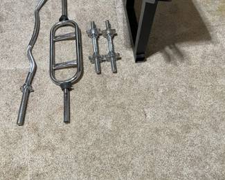 Weider Weight Bench & Weights