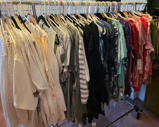 Racks & racks  of Women's & Men's Clothing - many new with tags