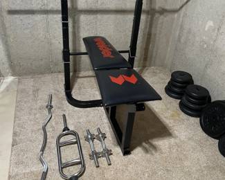 Weider Weight Bench & Weights