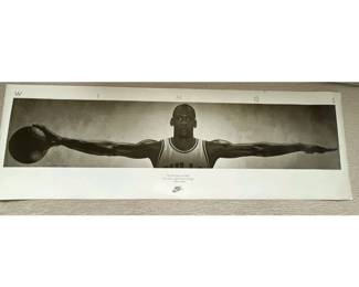 This is a photo off internet of Michael Jordan's Wings Poster 5268