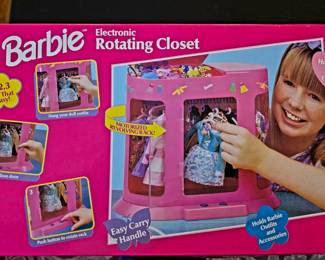 Vintage Mattel Barbie Rotating Closet