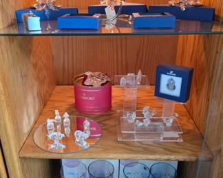 Various Swarovski & Waterford - many with boxes