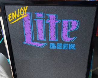 LITE Beer Sign