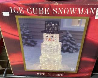 Ice Cube Snowman - NIB