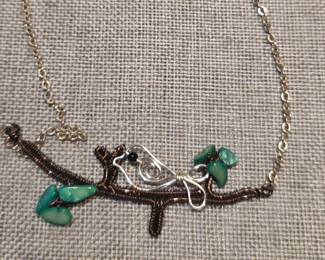 Handmade Wire Art Necklace